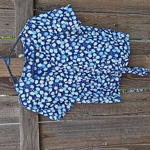 Madewell tie front top small